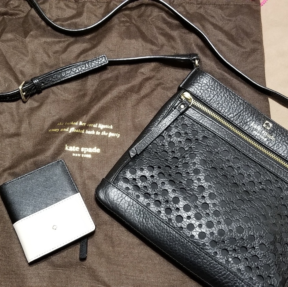 Kate spade cross body and small wallet combo
